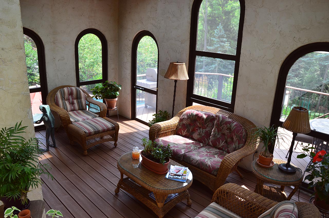 Indoor and Outdoor Deck Project | Breyer Construction