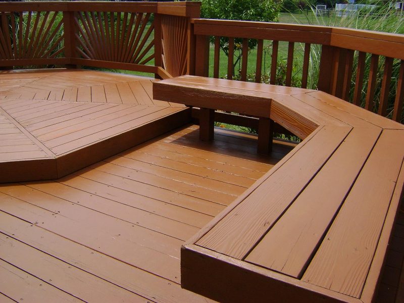 Deck with Bench