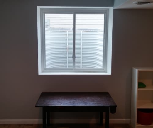 egress emergency window in finished basement