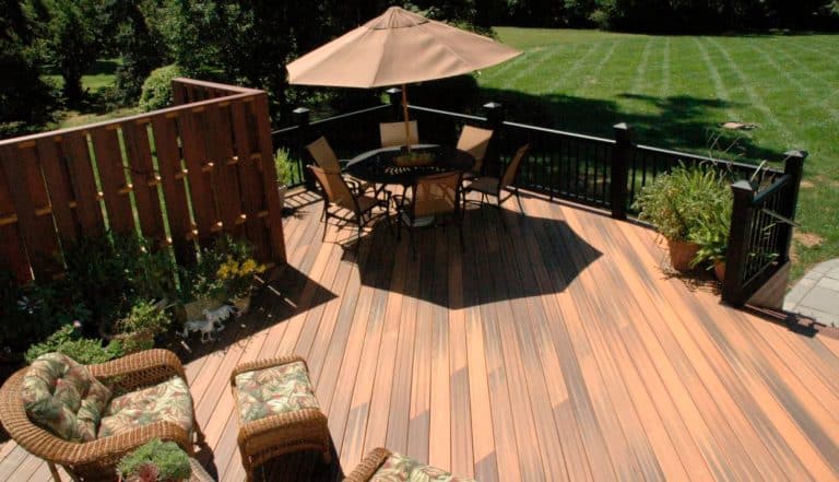 Home Renovation Project Outdoor Wood Deck 