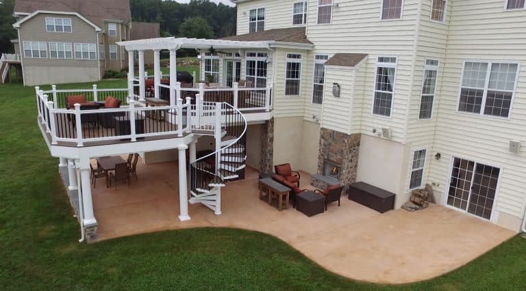 Outdoor Deck Fireplace